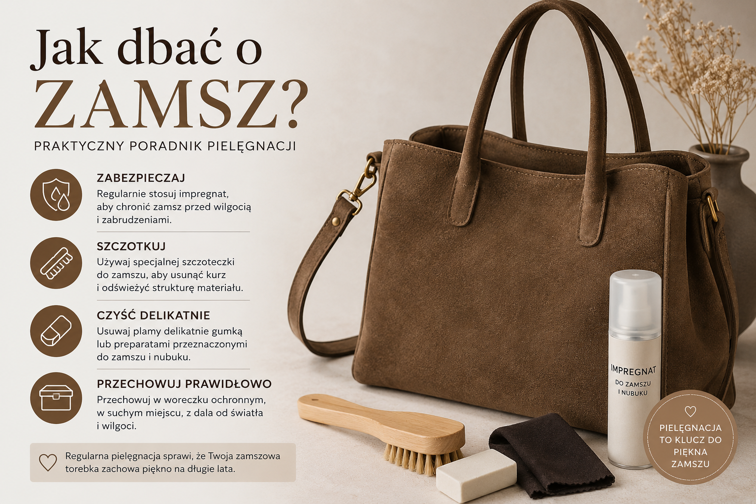 Jak dbać o zamsz? Praktyczny poradnik pielęgnacji